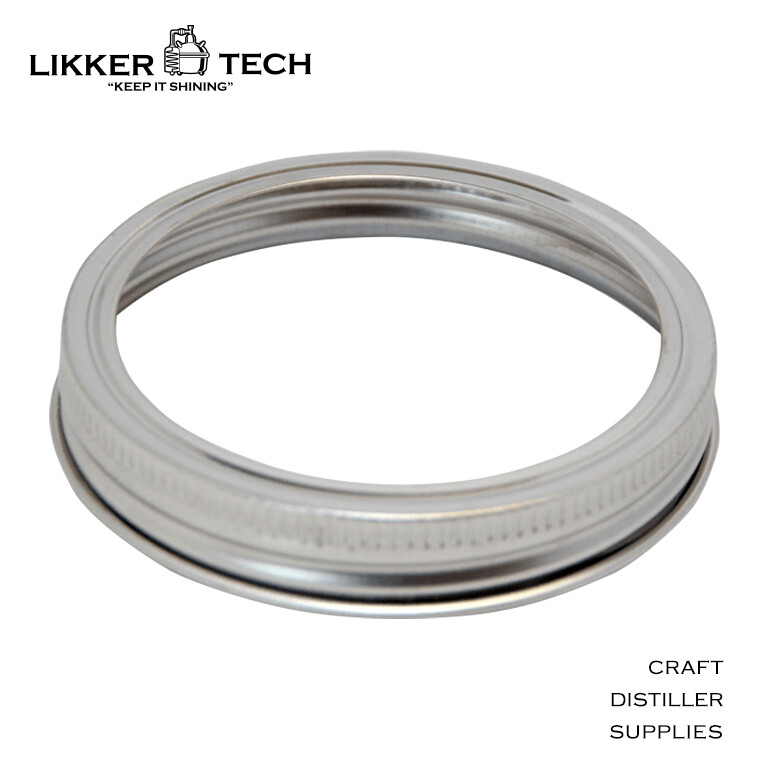 Stainless Steel Ring for Large-Mouth Mason Jar