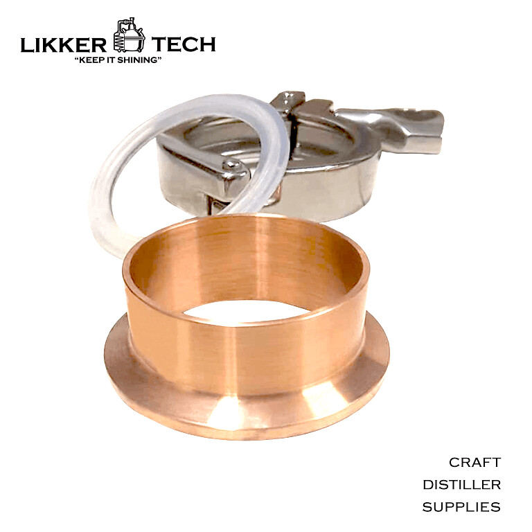 2"/NW50 Tri-Clover Copper Ferrule Keg adapter Kit