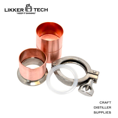 2"/NW50 Tri-Clover Keg to Copper Kit