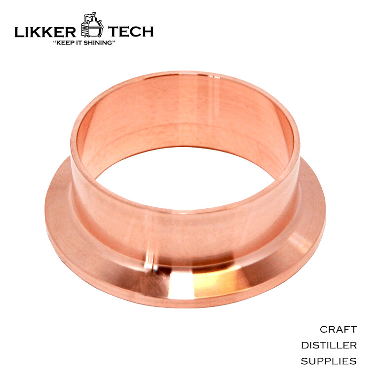 2" Tri-Clover Copper Ferrule