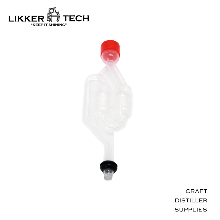 Red Cap Airlock Bubbler