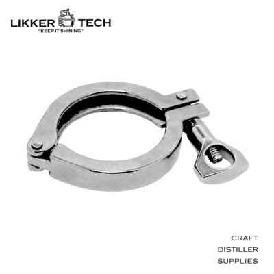 2 2"/DN50/NW50 S/S Tri-Clover Clamp