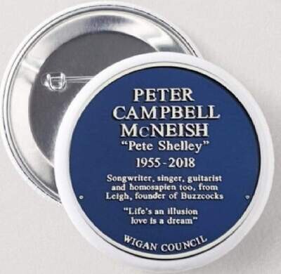 Peter Campbell McNeish Blue Plaque Badge