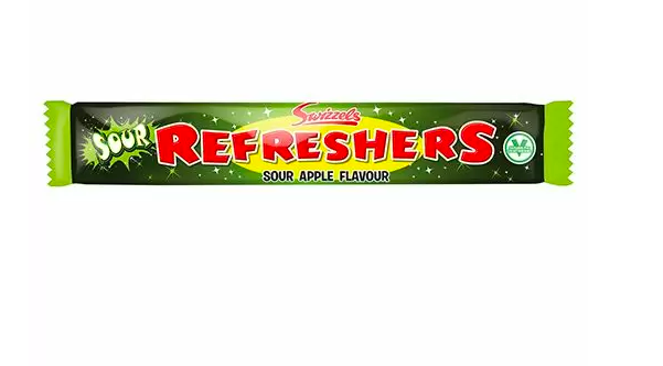 Refreshers Sour Apple Chew Bars 18g