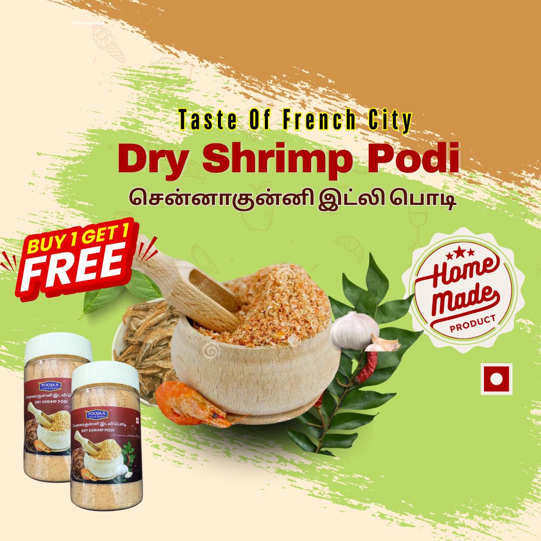 Dry Shrimp Podi | சென்னாகுன்னி பொடி 100gm x 2