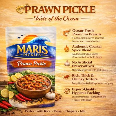 Seafood Lovers Special Spicy Prawn Pickle 🦐🦐🦐 200gm