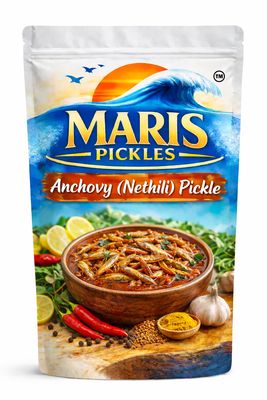 Nethili Pickle Homemade, Spicy &amp; Fresh | 🌶️🍽️⭐ 250gm