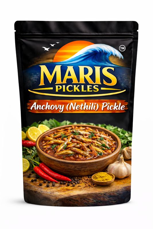 Nethili Pickle Homemade, Spicy &amp; Fresh | 🌶️🍽️⭐ 250gm