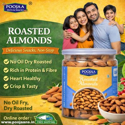 Premium Roasted Almonds ப்ரீமியம் வறுத்த பாதாம் Premium Roasted Almonds ப்ரீமியம் வறுத்த பாதாம்