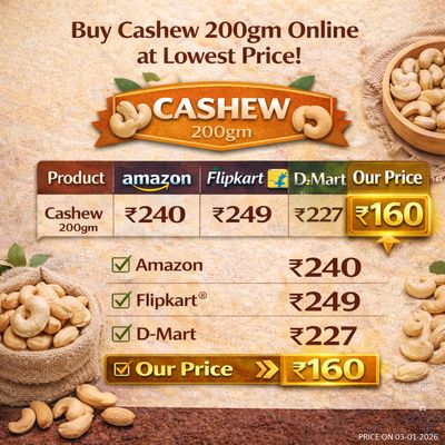 Premium Cashews 200gm