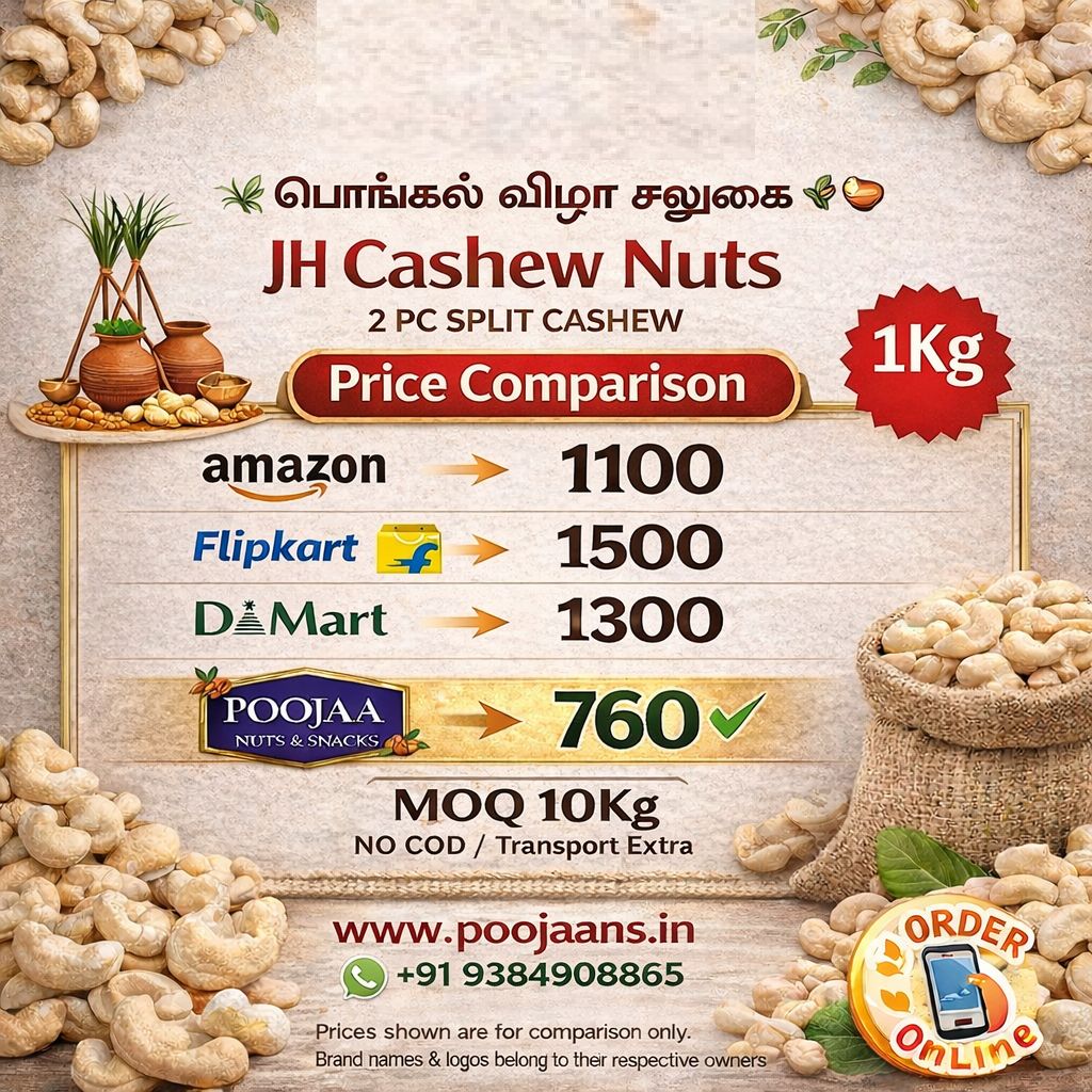 Premium Cashews  Split JH 10Kg