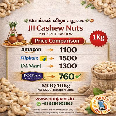 Premium Cashews  Split JH 10Kg