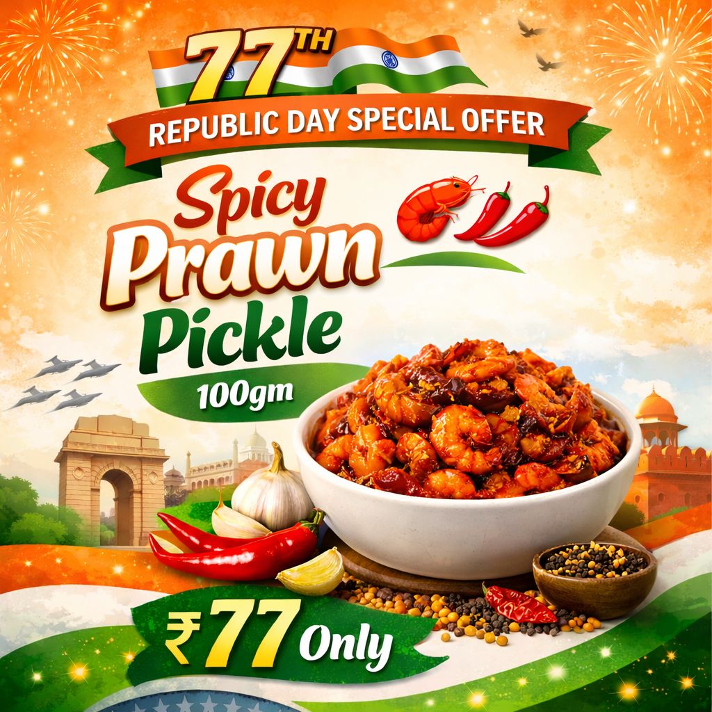Seafood Lovers Special  Spicy Prawn Pickle 🦐🦐🦐 100gm