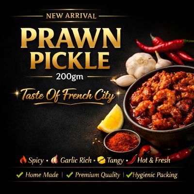Seafood Lovers Special Spicy Prawn Pickle 🦐🦐🦐 200gm