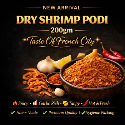 Dry Shrimp Podi Spicy Seafood 🦐🦐🦐 100gm