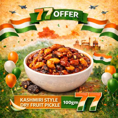 Kashmiri Style Dry Fruits Pickle 100gm