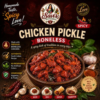 Homemade Chicken Pickle Boneless, Spicy & Tasty 😋✨✨250gm