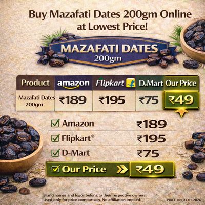 Premium Mazafati Dates 200gm