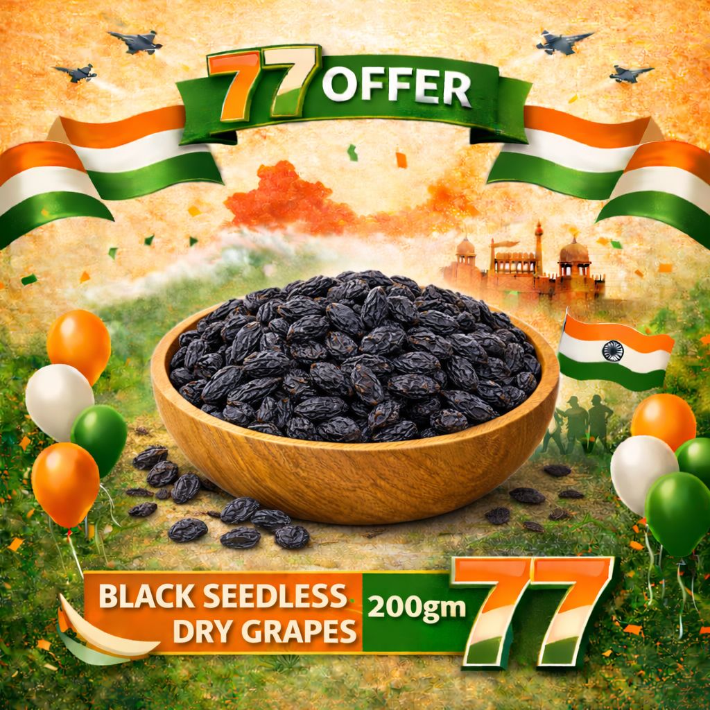 Premium Black Dry Grapes 200gm