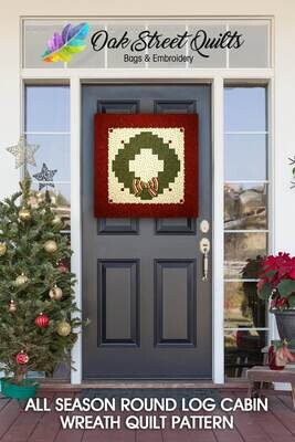 All Season Wreath Quilt Wallhanging Pattern