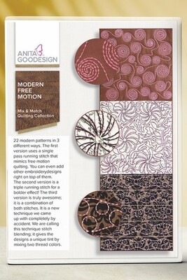 Modern Free Motion Quilting Collection CD