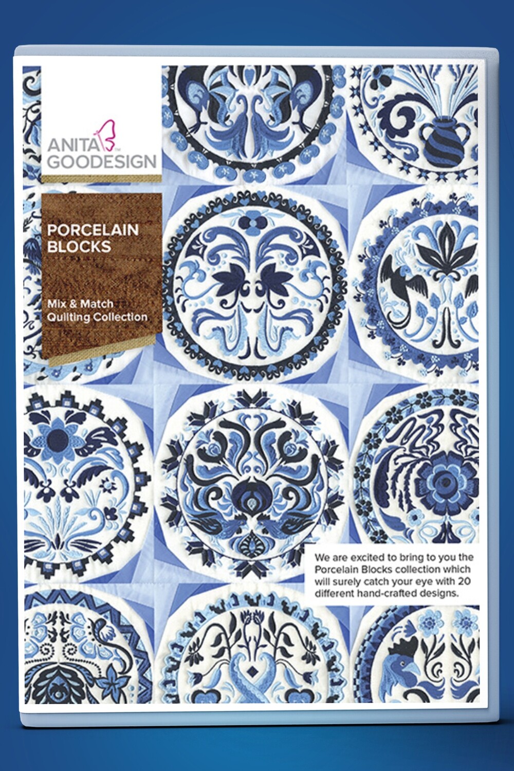 Porcelain Blocks Mix and Match Quilting Collection CD