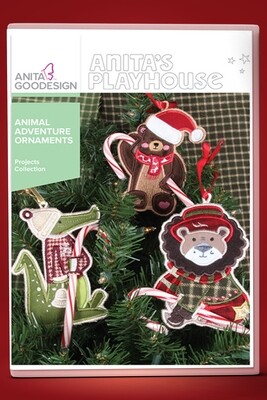 Animal Adventure Ornaments Embroidery CD
