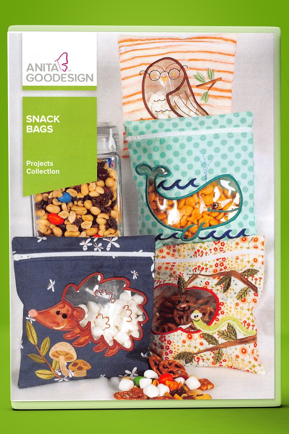 Snack Bags Embroidery CD