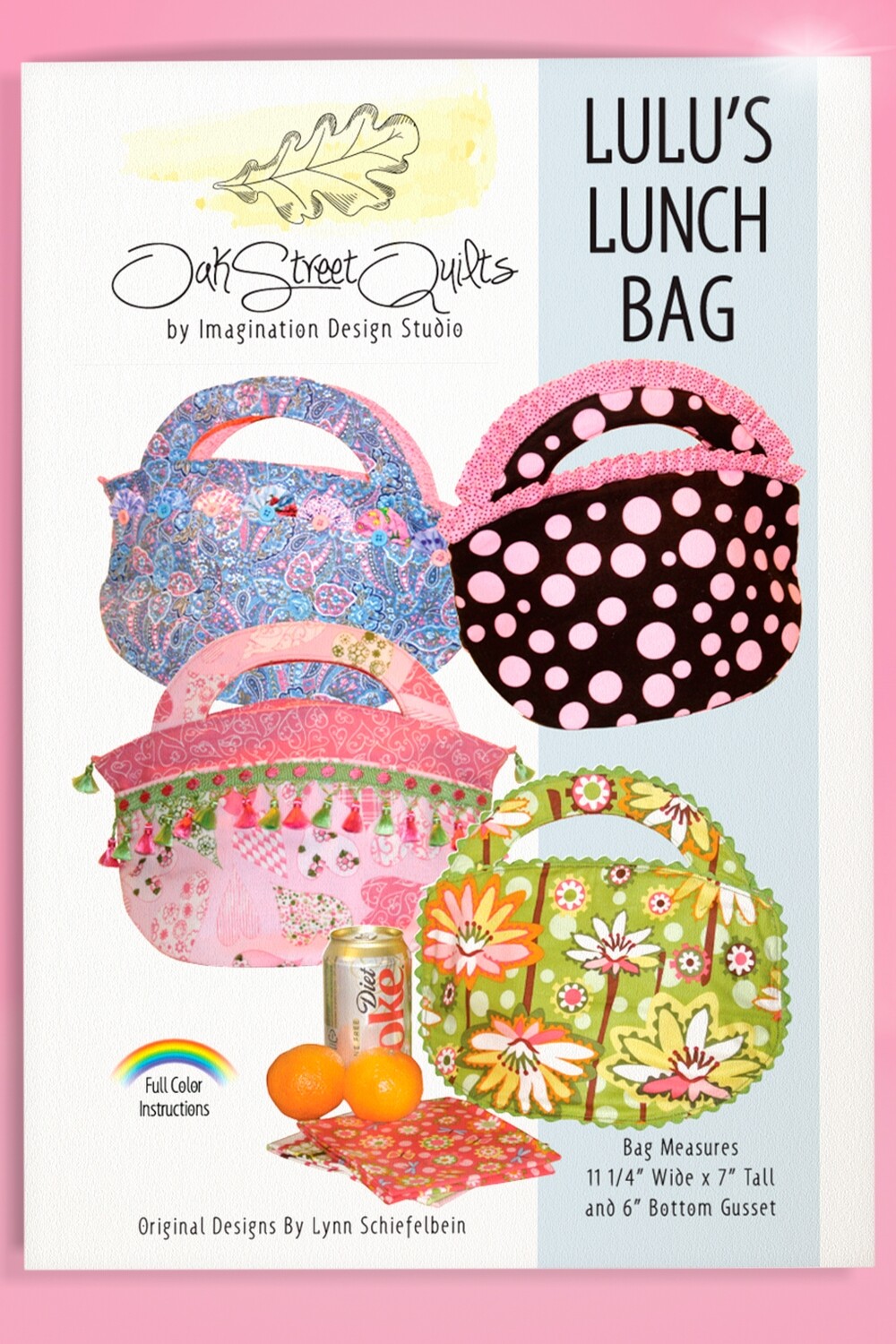 Lulu s Lunch Bag Pattern PDF Oak Street Quilts