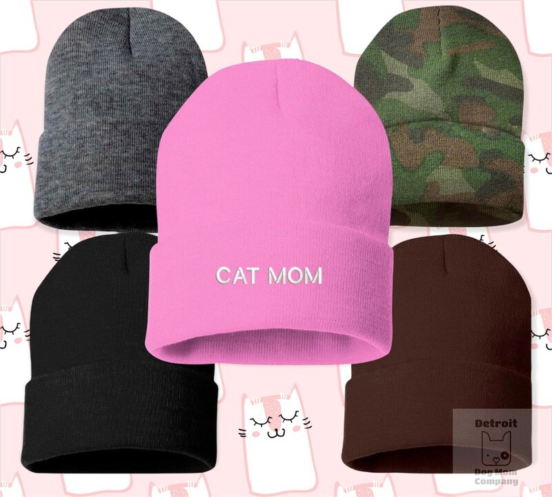 Cat Mom Beanie
