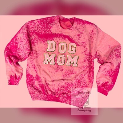 Dog Mom University Dyed Crew