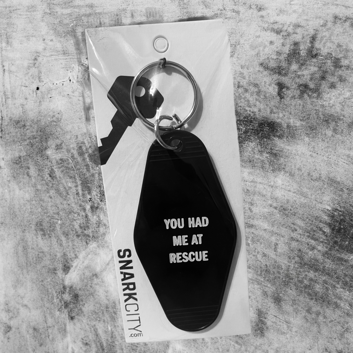 You Had Me at Rescue Keychain