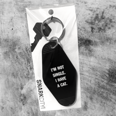 I’m Not Single I Have A Cat Keychain
