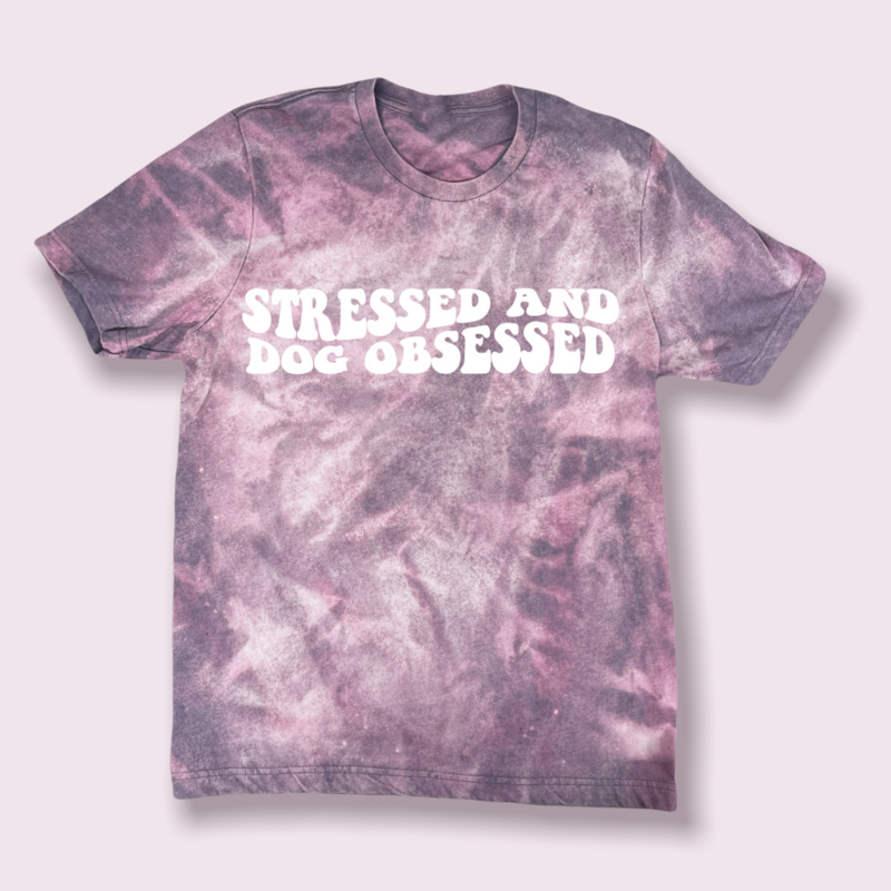 Stressed &amp; Dog Obsessed TShirt