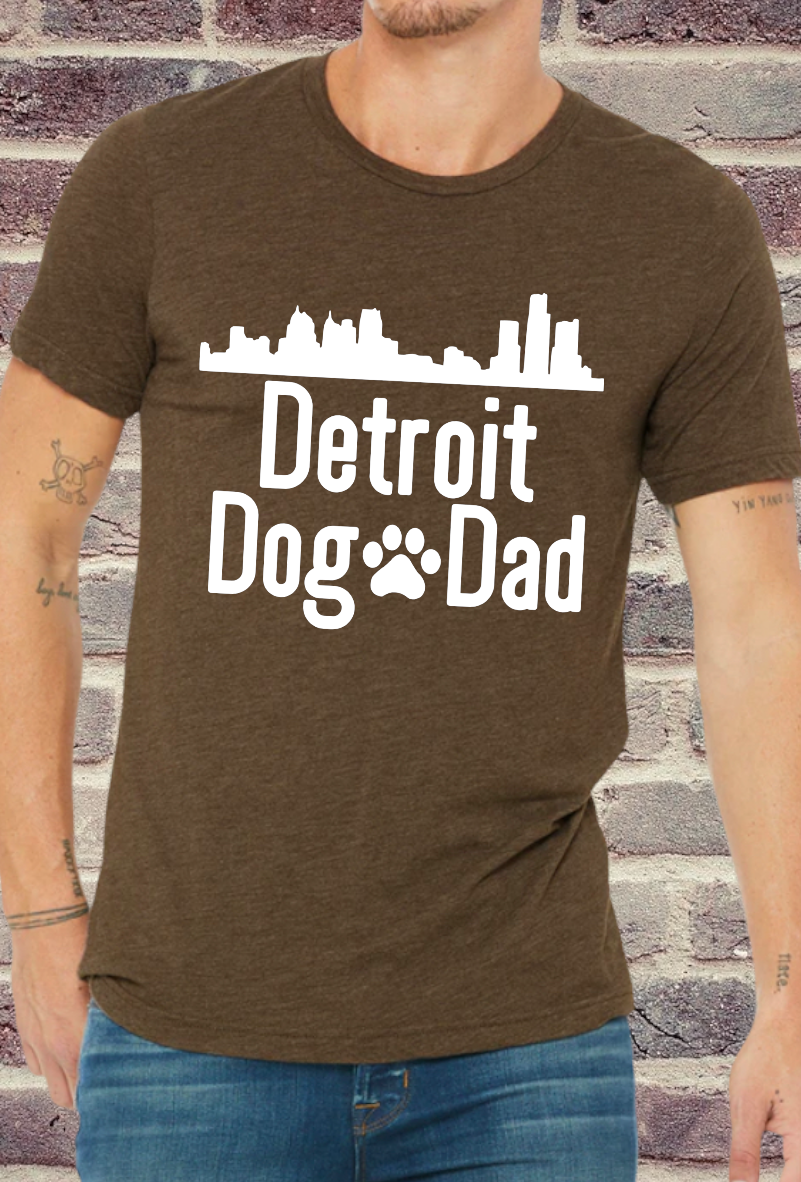 Detroit Dog Dad TShirt