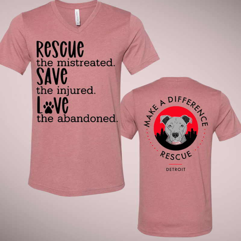Make A Difference Rescue Fundraiser TShirt