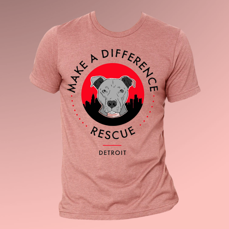 Make A Difference Rescue Fundraiser TShirt
