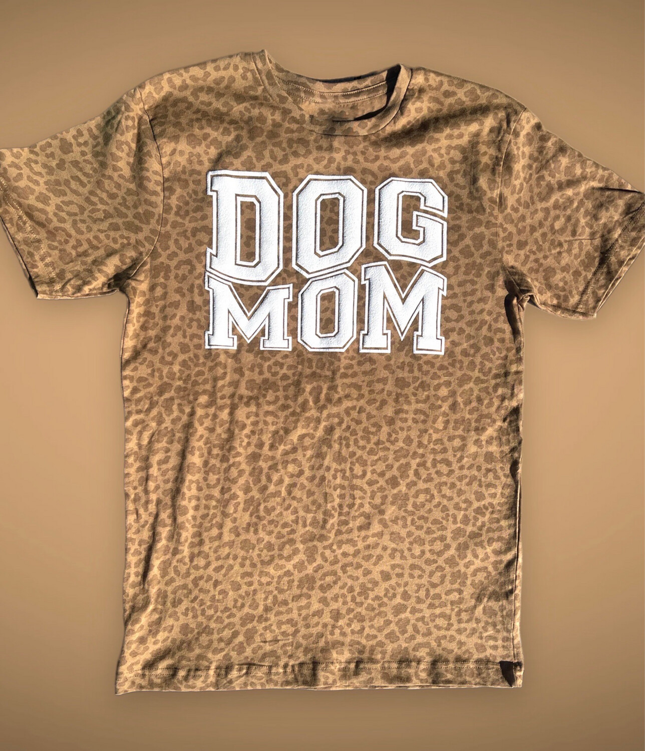 Puff Dog Mom Leopard TShirt