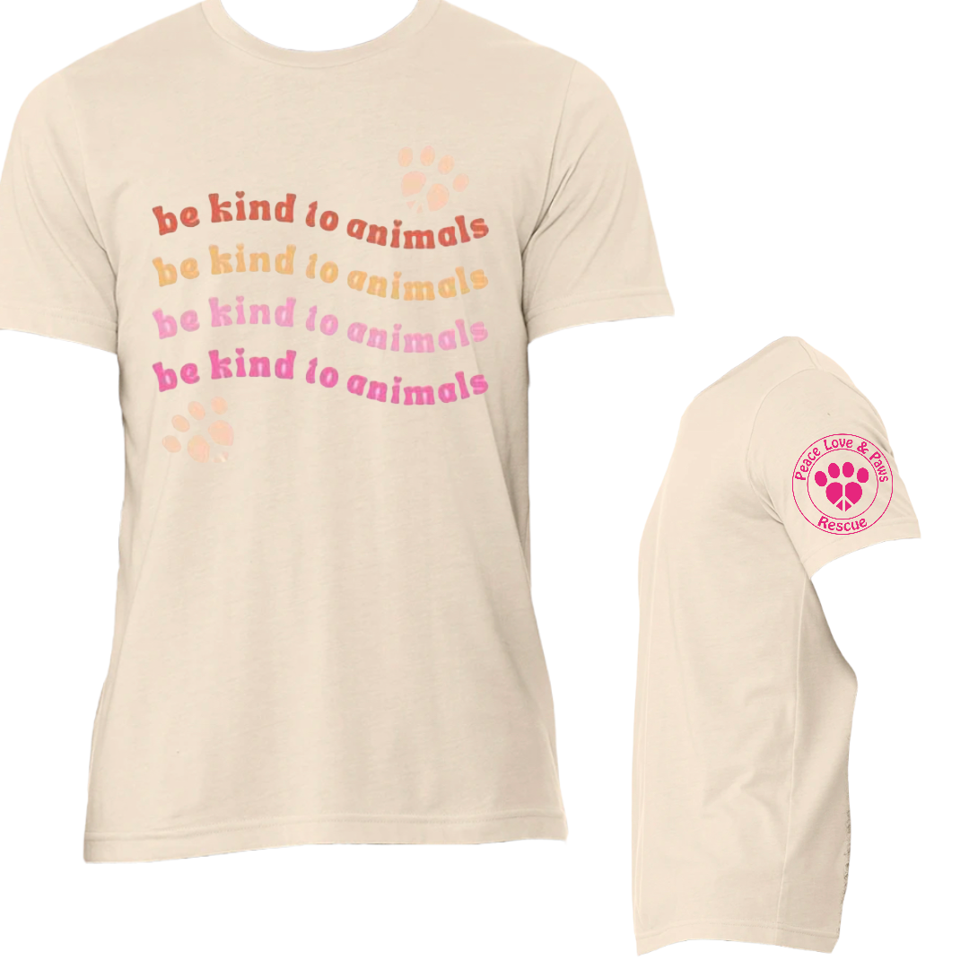 Peace, Love &amp; Paws Rescue Fundraiser Shirt