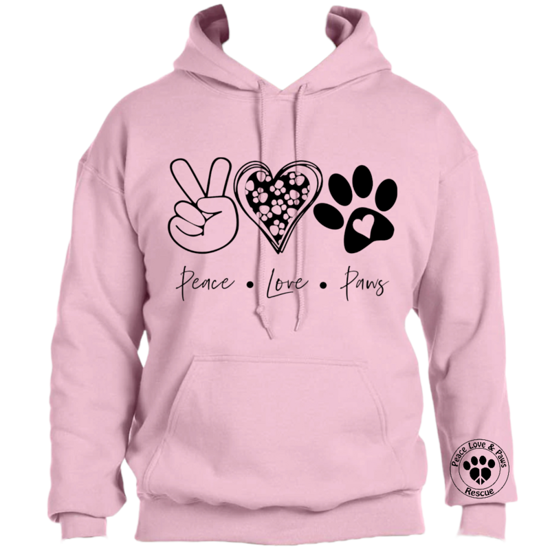 Peace, Love &amp; Paws Rescue Fundraiser Shirt