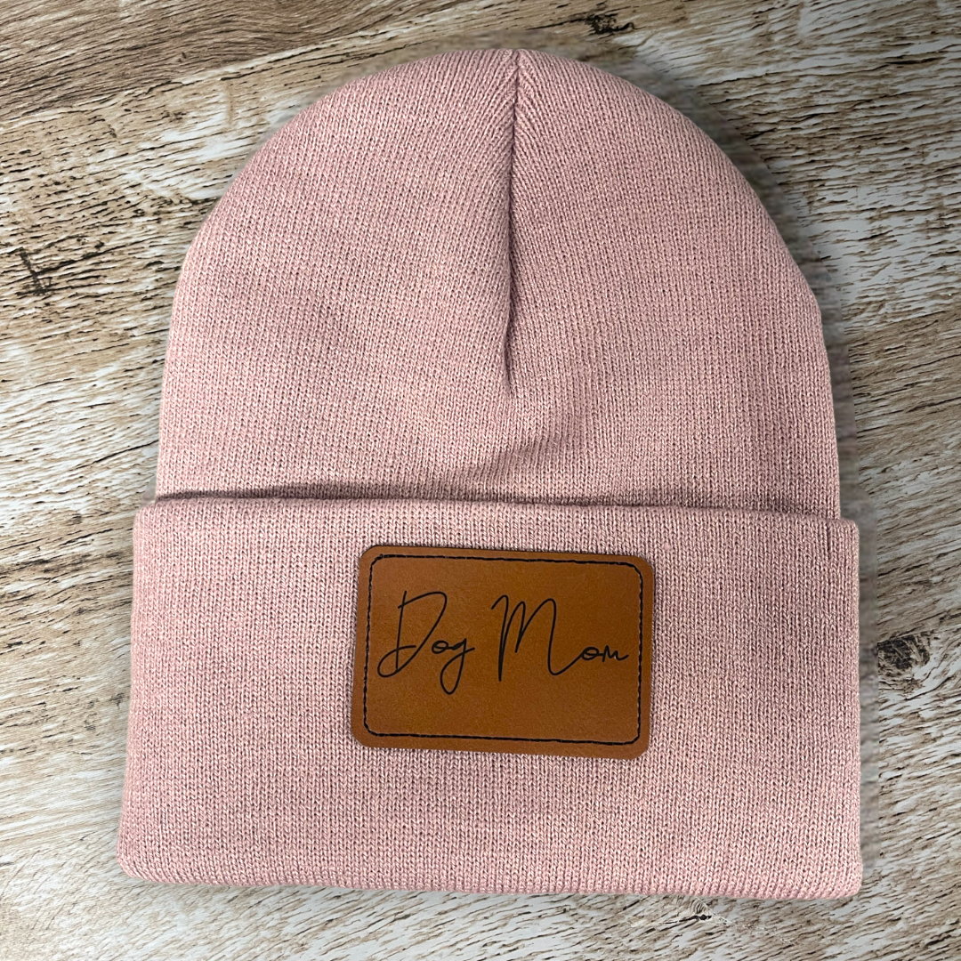 Dog Mom Signature Beanie