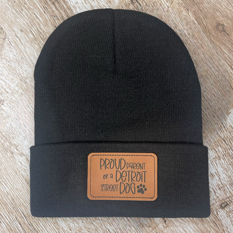 Proud Parent Of A Detroit Street Dog Beanie