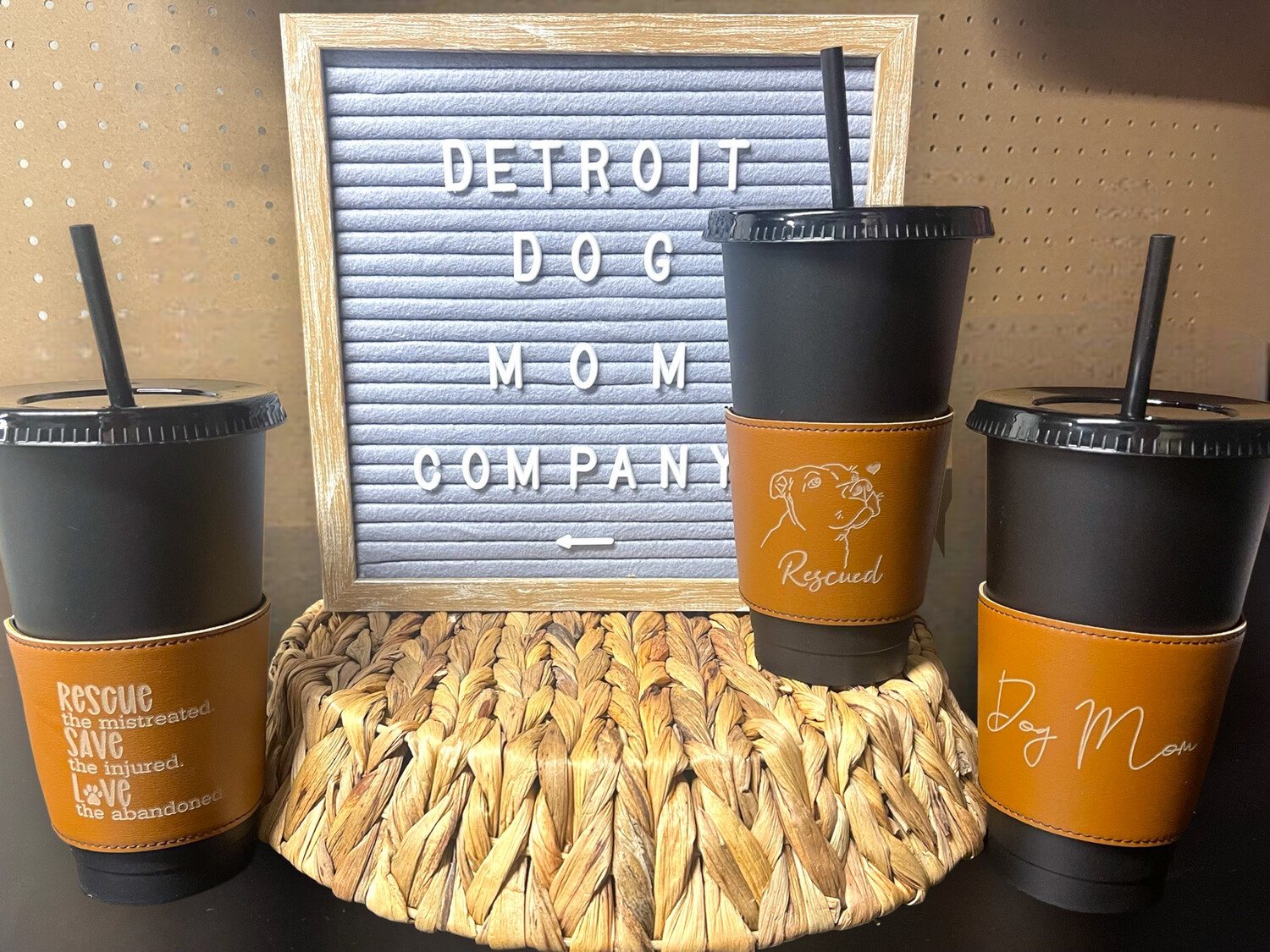 Leather Cup Sleeve