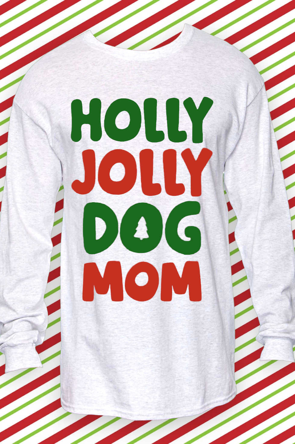 Holly Jolly Dog Mom Crewneck