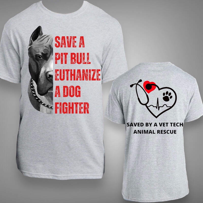Saved By A Vet Tech Fundraiser Shirt