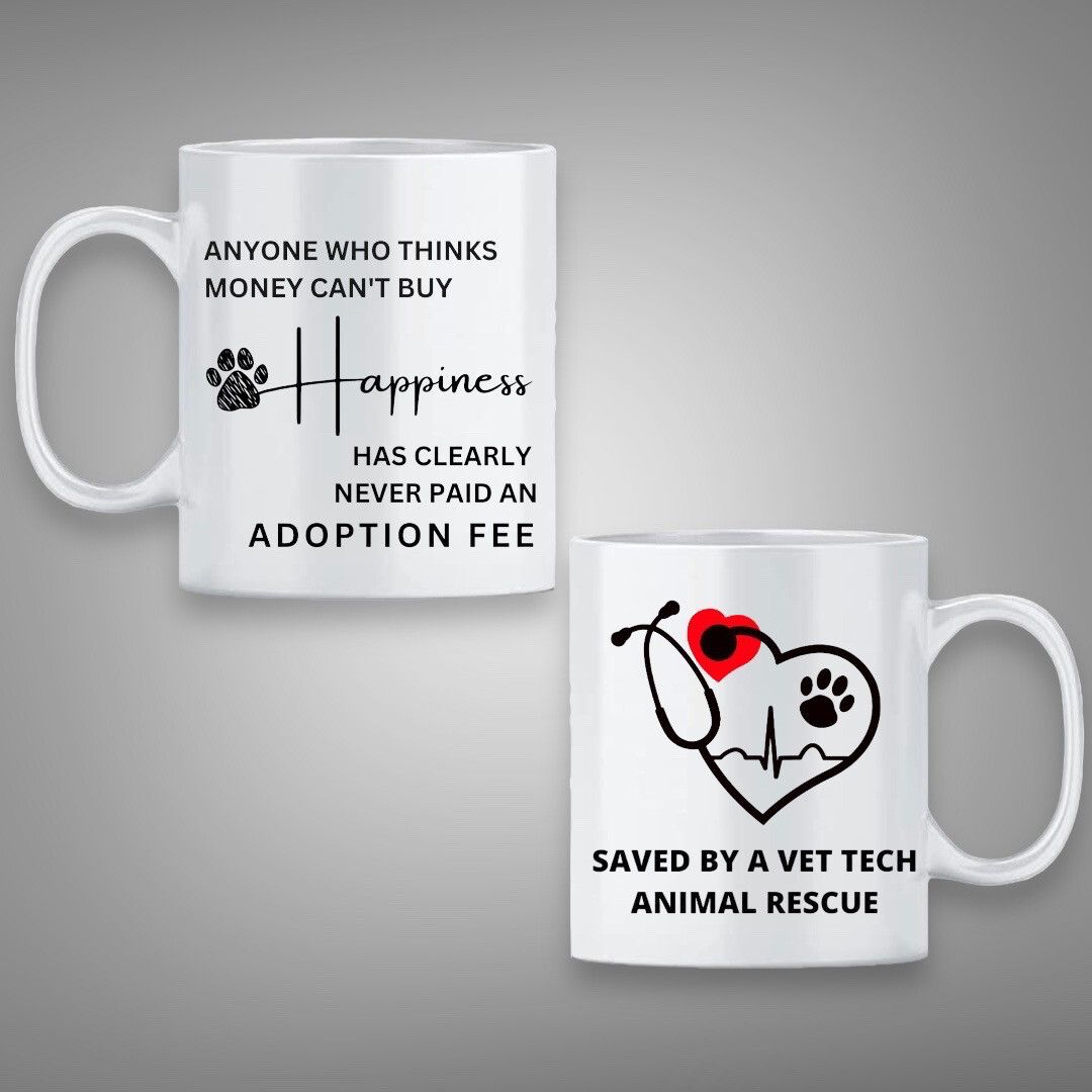 Saved By A Vet Tech Fundraiser Mug