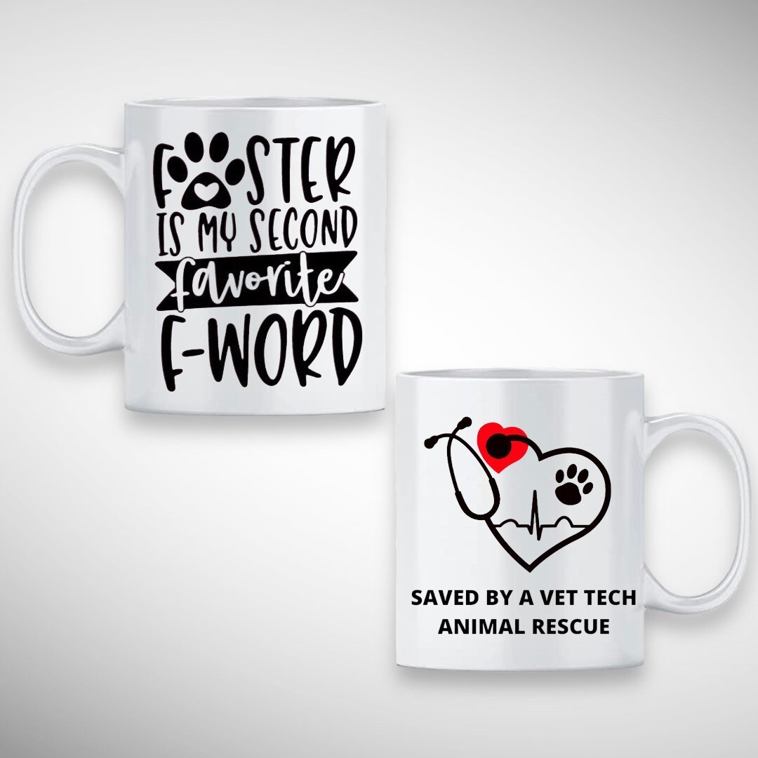 Saved By A Vet Tech Fundraiser Mug