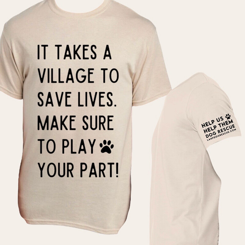 Help Us Help Them Rescue Fundraiser TShirt
