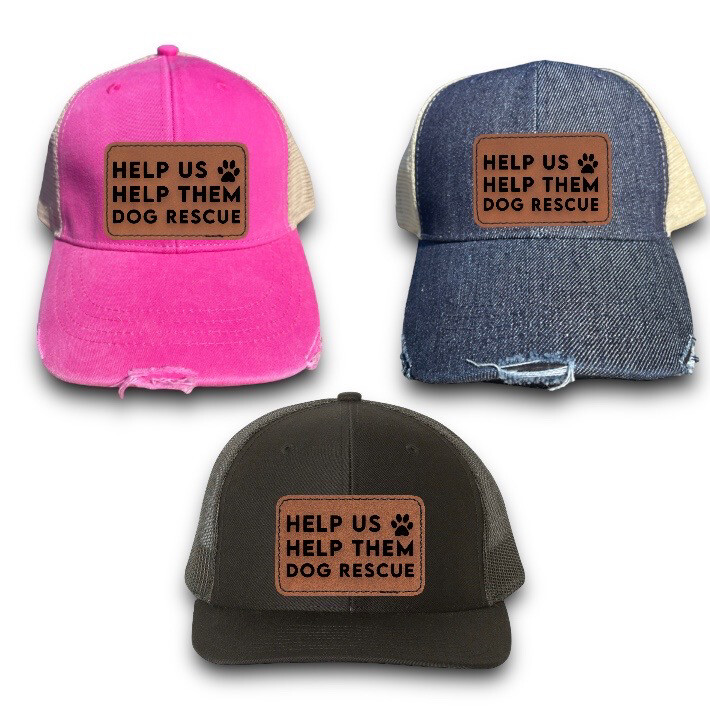 Help Us Help Them Rescue Fundraiser Hats