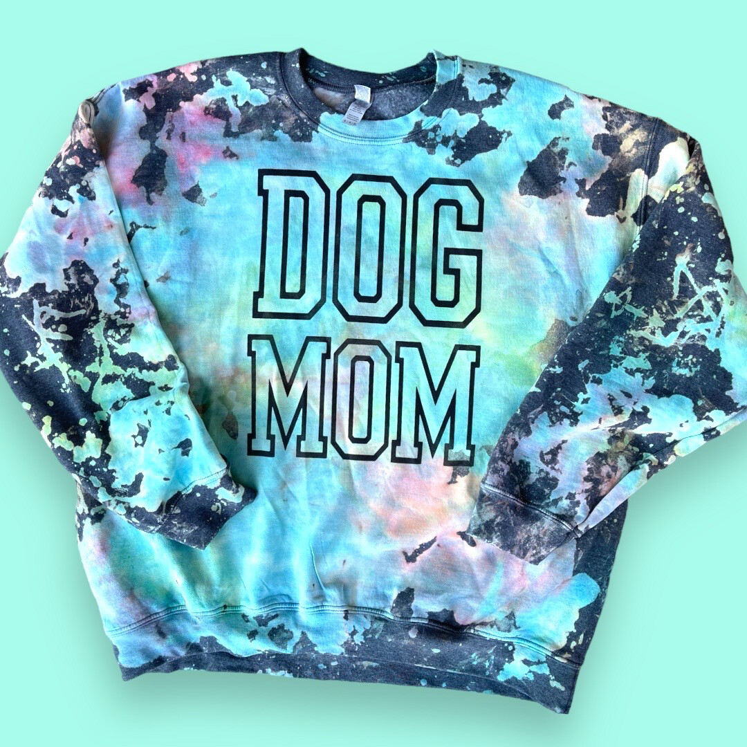 Dog Mom Watercolor Crewneck